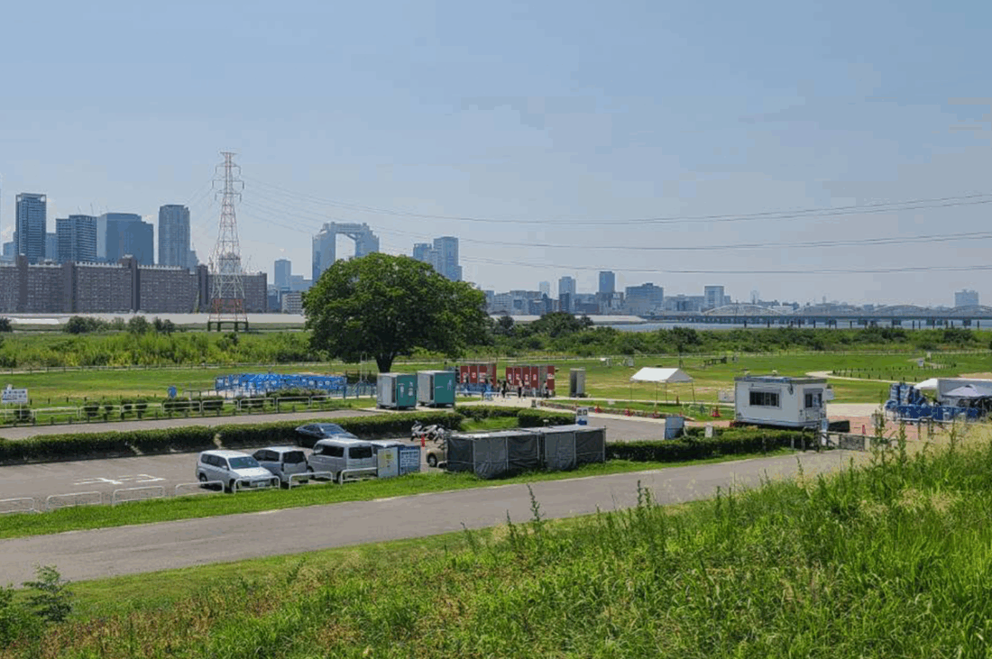 【大阪淀川区】淀川河川公園西中島地区で手ぶらバーベキュー！レンタルも